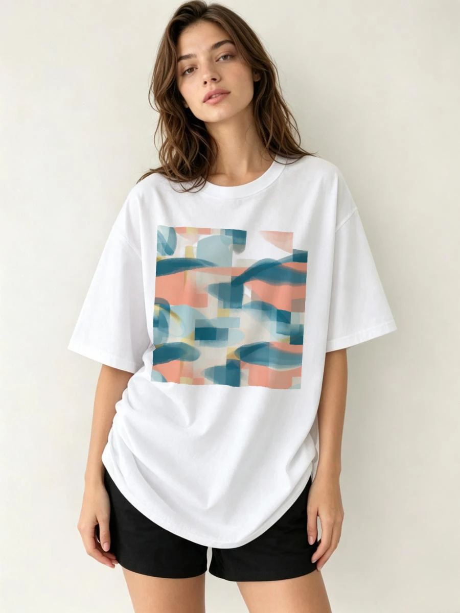 T-shirts artistiques à imprimé mandala, géométrie sacrée, symbole spirituel, méditation, yoga, pleine conscience, paix, calme, sérénité, tranquillité