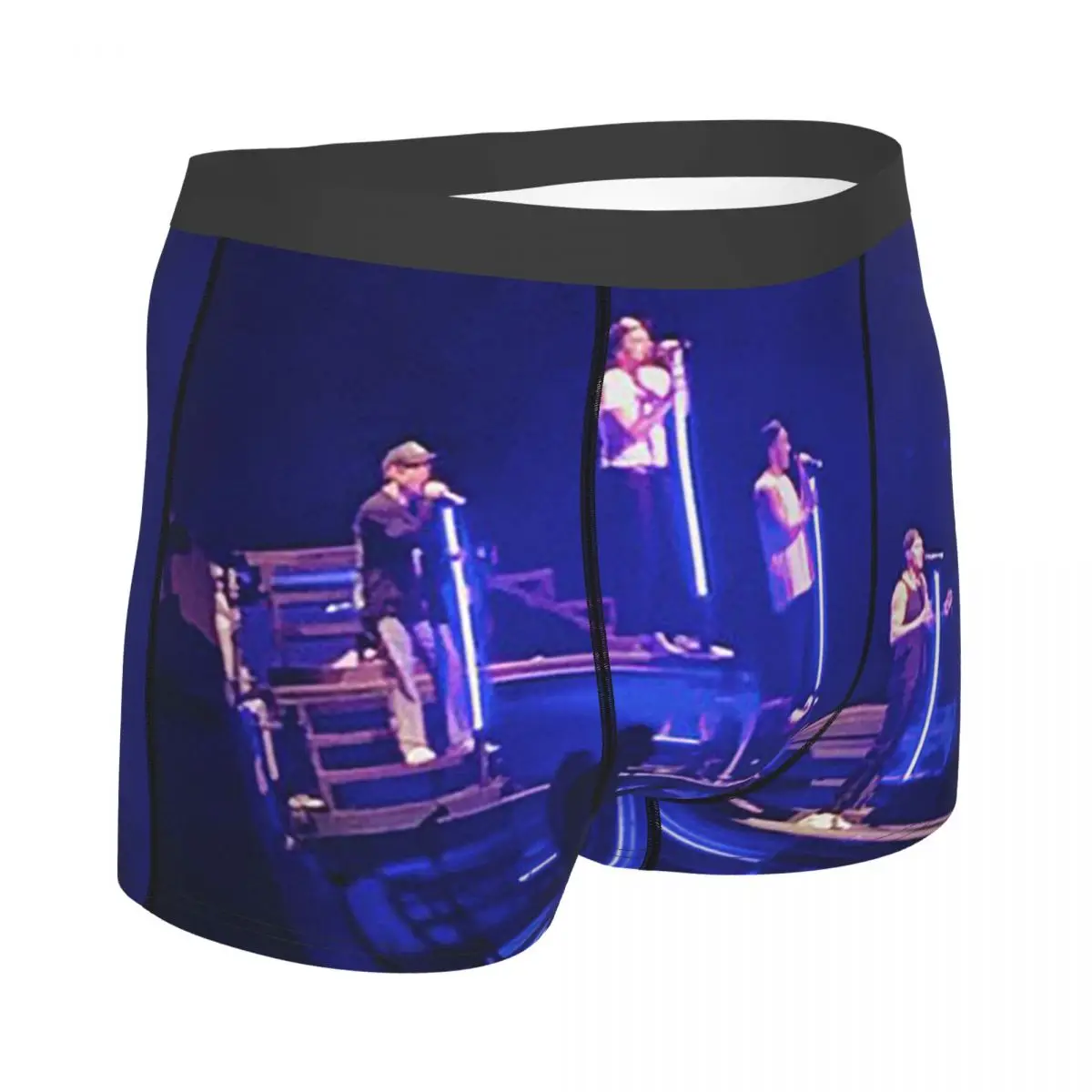 الملاكم السروال السراويل وقت كبير راش BTR الفرقة الموسيقى سراويل الرجال الملابس الداخلية الناعمة لهدايا أوم رجل صديقها