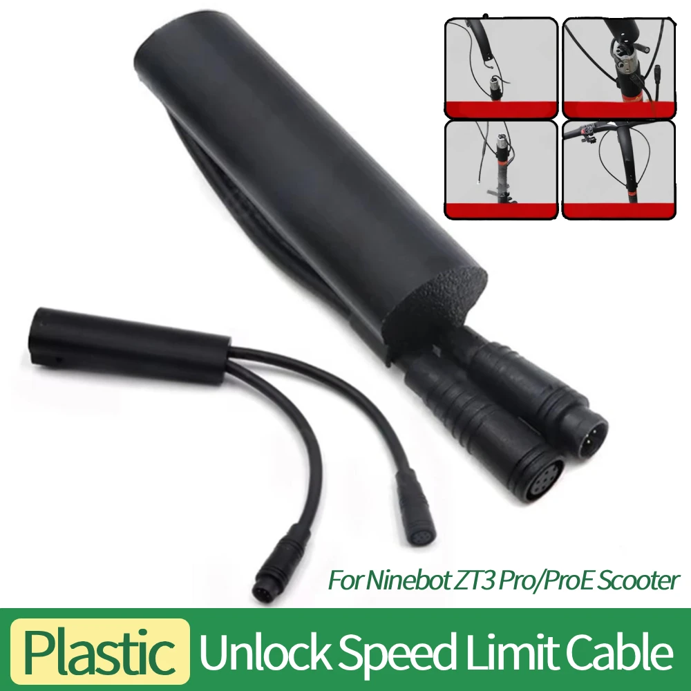 

Unlock Speed Limit Line Max Speed 35km/h Unlock Speed Limit Cord Release Speed Limit Cord for Ninebot ZT3 Pro/ ProE Scooter