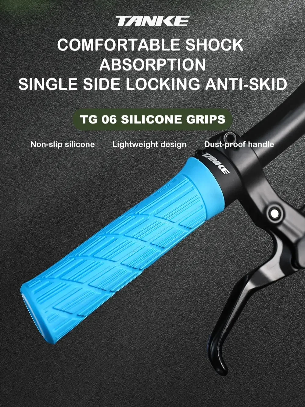 AliExpress TANKE Bike Handlebar Grips Silicone Handle Bar Covers 1 Pair MTB Mountain Road Folding Bicycle Covers Cycling Accessories Parts