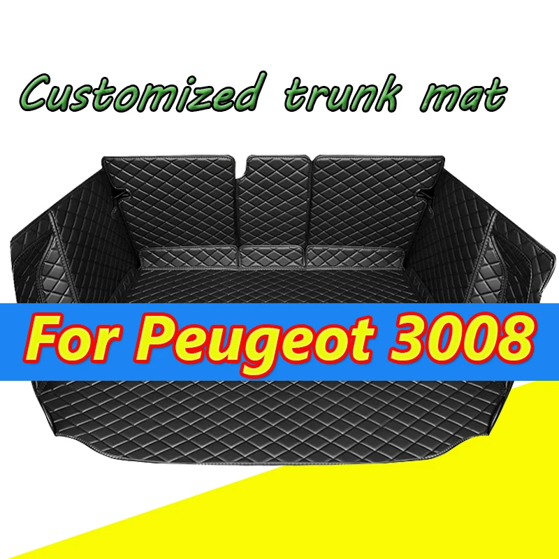 

Car Trunk Mats For Peugeot 3008 T8 2008~2016 Waterproof Protection Accesorio Auto Car Interior Trunk Window Pad Car Accessories