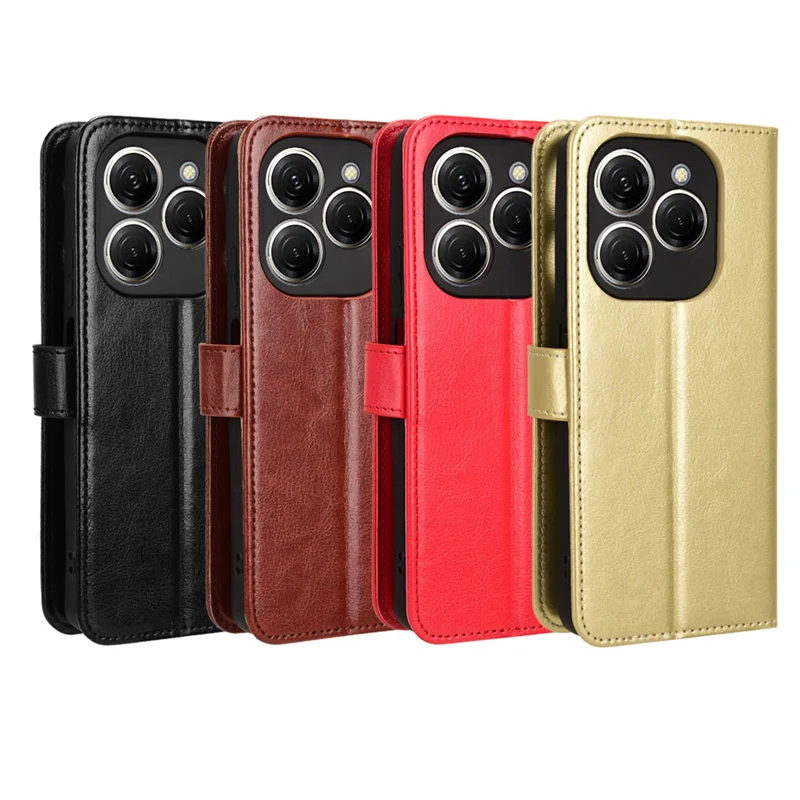 For Tecno Spark 20 Pro 4G KJ6 Cover Luxury Flip PU Leather Wallet Lanyard Stand Case For Tecno Spark 20 pro Protect Phone Bags