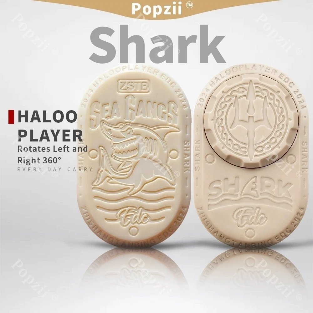 

HALOO PLAYER PEEK Shark Fidget Slider вращается влево и вправо 360° ° Игрушки-непоседы Механические слайдеры-тревожные игрушки