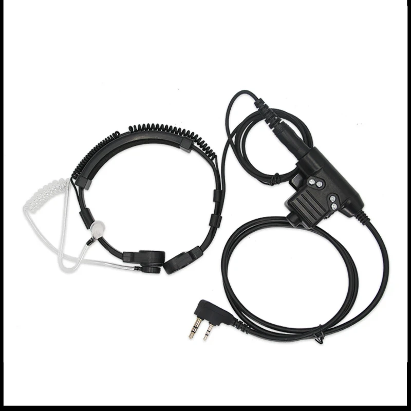 

U94 PTT + 7,1 мм тактическая телескопическая рация с управлением горлом для Baofeng UV5R 888S BF-1702 UV-K5 UV-K6