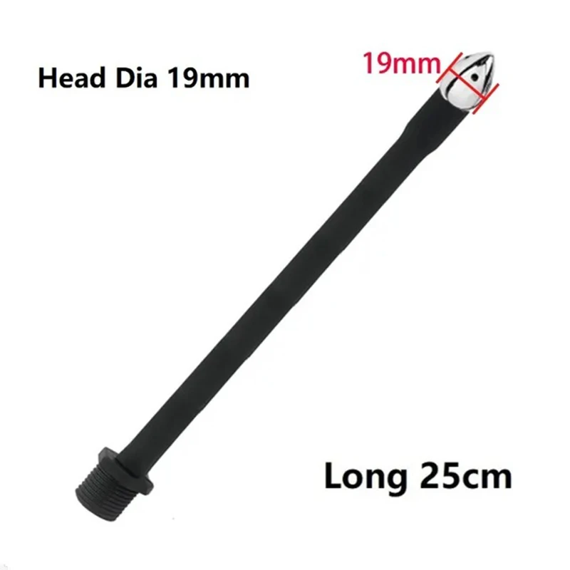 25 to 200cm Douche Silicone Bidet Enema Syringe Anal Shower Cleaning Head Set Nozzle Tip Faucet Attachment Bathroom Accessories