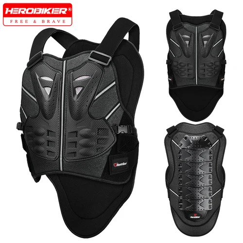 Chaleco de armadura para motocicleta, chaqueta de motocicleta, armadura para monopatín, chaqueta de protección para Motocross, Enduro, equipo de protección para Moto