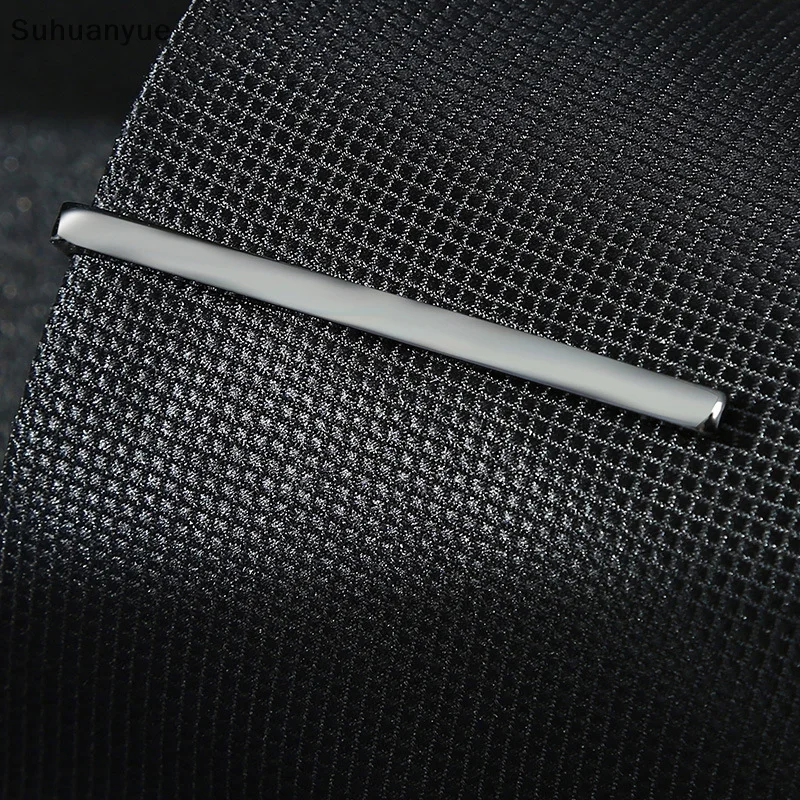 Exquisite Daily-use Men's Metal Necktie Clips, Perfect for Business, Wedding and Party