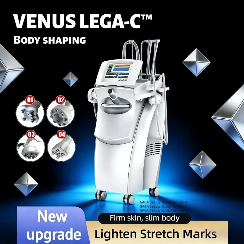 

Портативный аппарат Venus Legacy для радиочастотной кавитации и вакуумного массажа для коррекции фигуры и уменьшения целлюлита