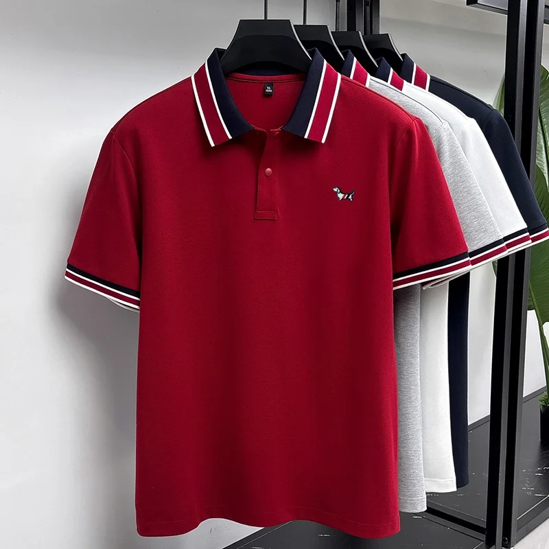 Designer Original Sommer Herren Kurzarm-POLO-Shirt Gestreifter Kragen Knopfleiste Hochwertige Stickerei Mode Lässige Herrenbekleidung – Detail 22