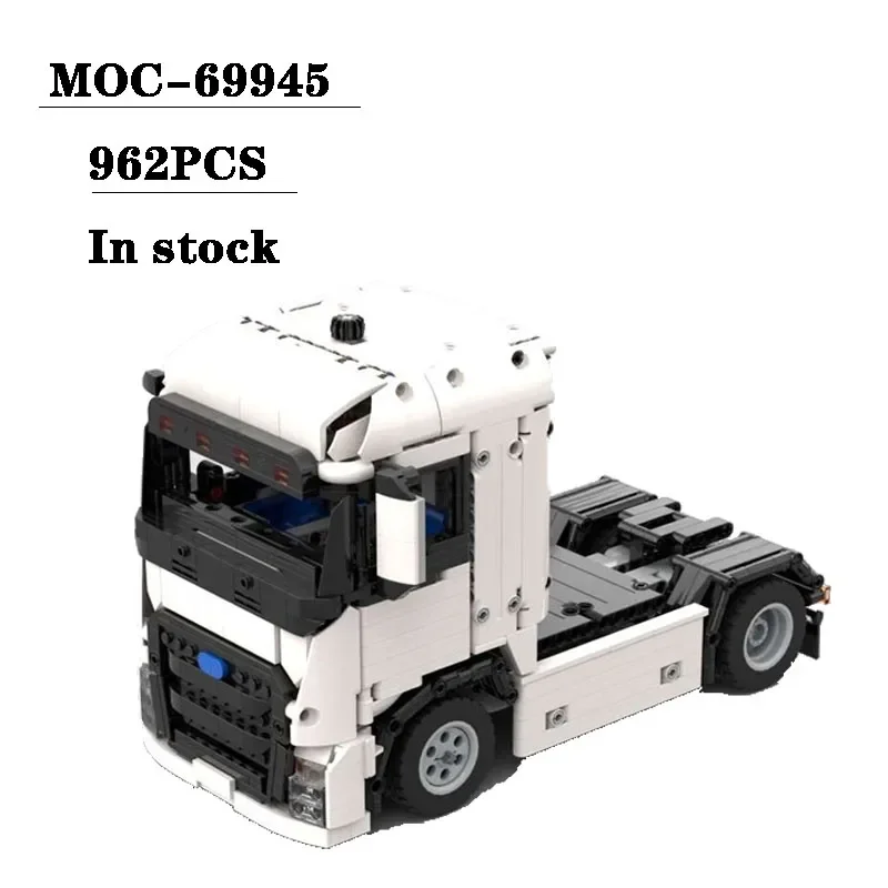 MOC-69945 Semi Trailer Trailer Truck Front F-Max Splicing Block Model 962PCS Children  Boy Birthday Christmas Toy Gift Ornaments