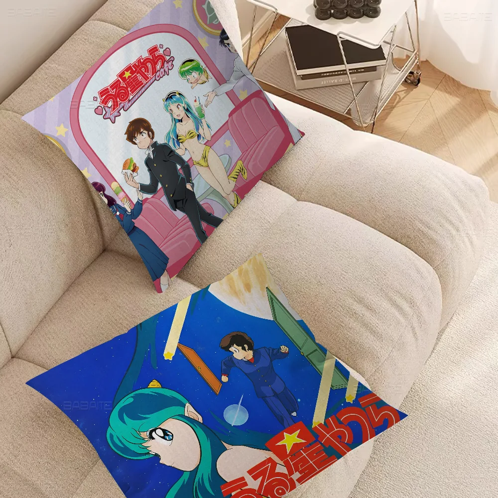 Urusei Yatsura Anime Pillow Gifts Home Office Furnishings Bedroom Sofa Car Cushion Cover Case 45x45cm