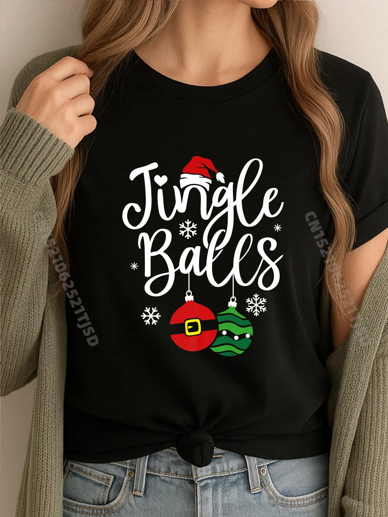 

Jingle Balls Рождественские одинаковые пары каштанов Футболка с графическим принтом Футболки с принтом