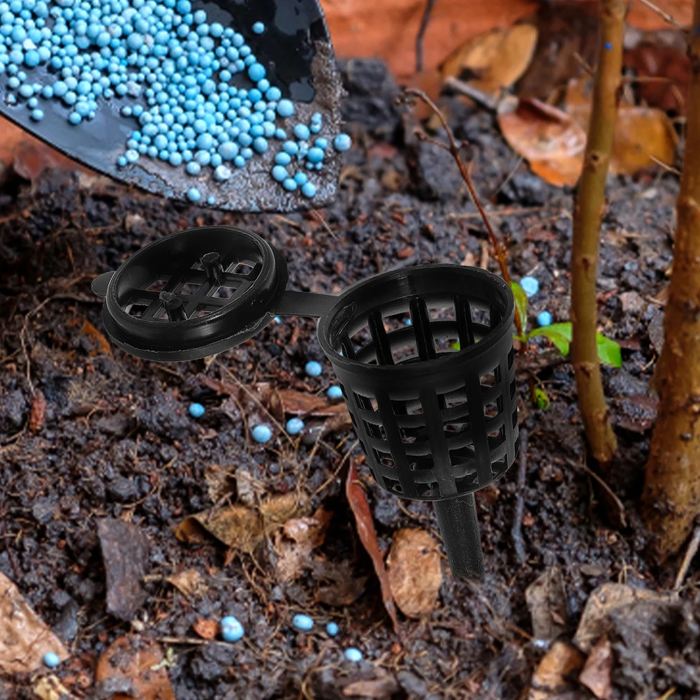 

100pcs Fertilizer Basket Plastic Planting Fertilization Container For Slow Release Granular Fertilizer Garden Tool Flower Pot