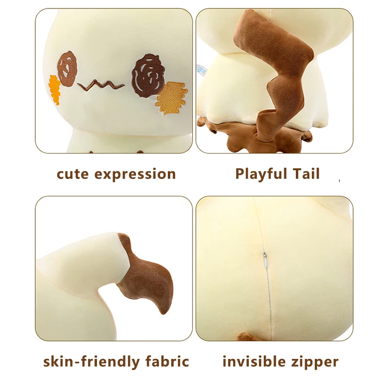 35/95 cm dessin animé Mimikyu grand Pokemon jouets en peluche Anime poupée Pokémon peluche Kawaii Pikachu peluche cadeau pour enfants anniversaire noël