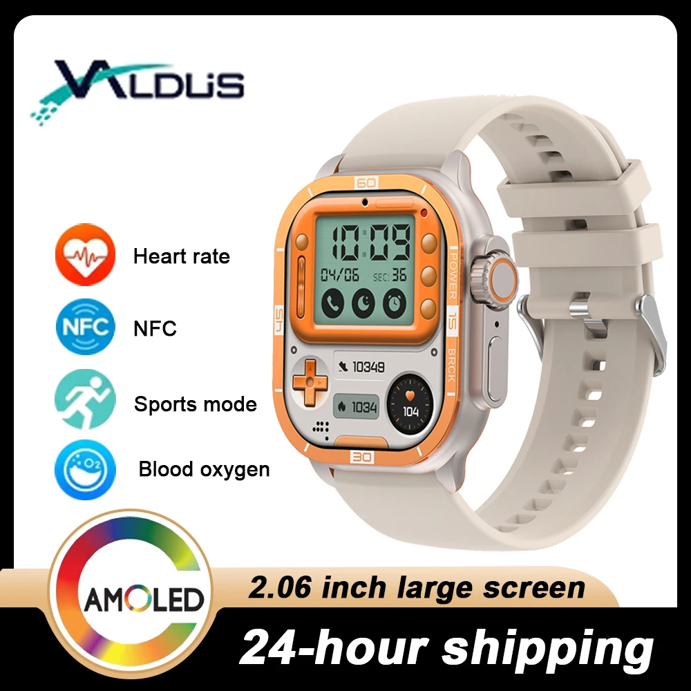 VALDUS 2024 New VS36 Pro Smartwatch Man Woman Bluetooth Call NFC Voice Assistant Heart Rate Detection Sports Mode Smartwatch