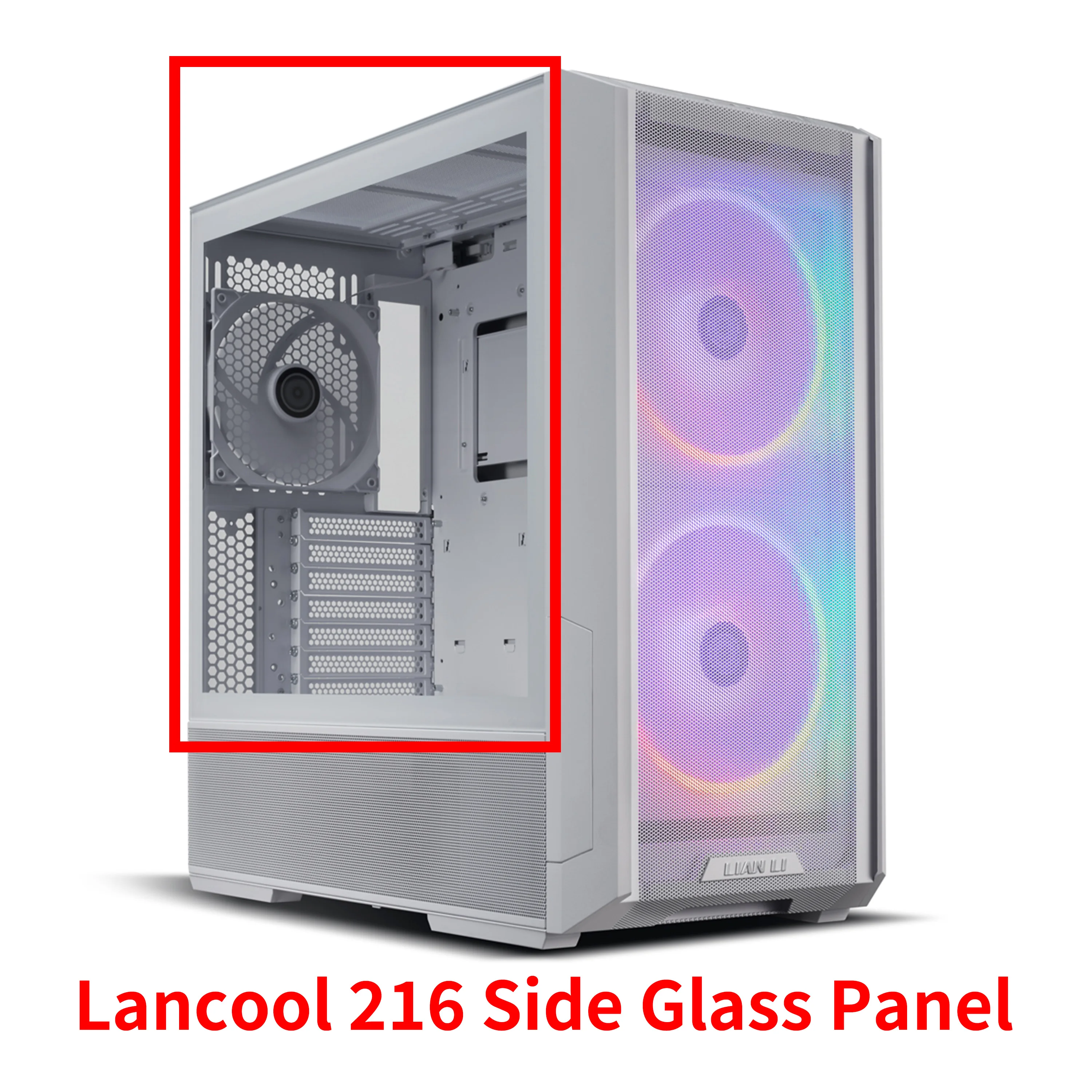 Lian-Li Lancool 216 Side Glass Panel(White)