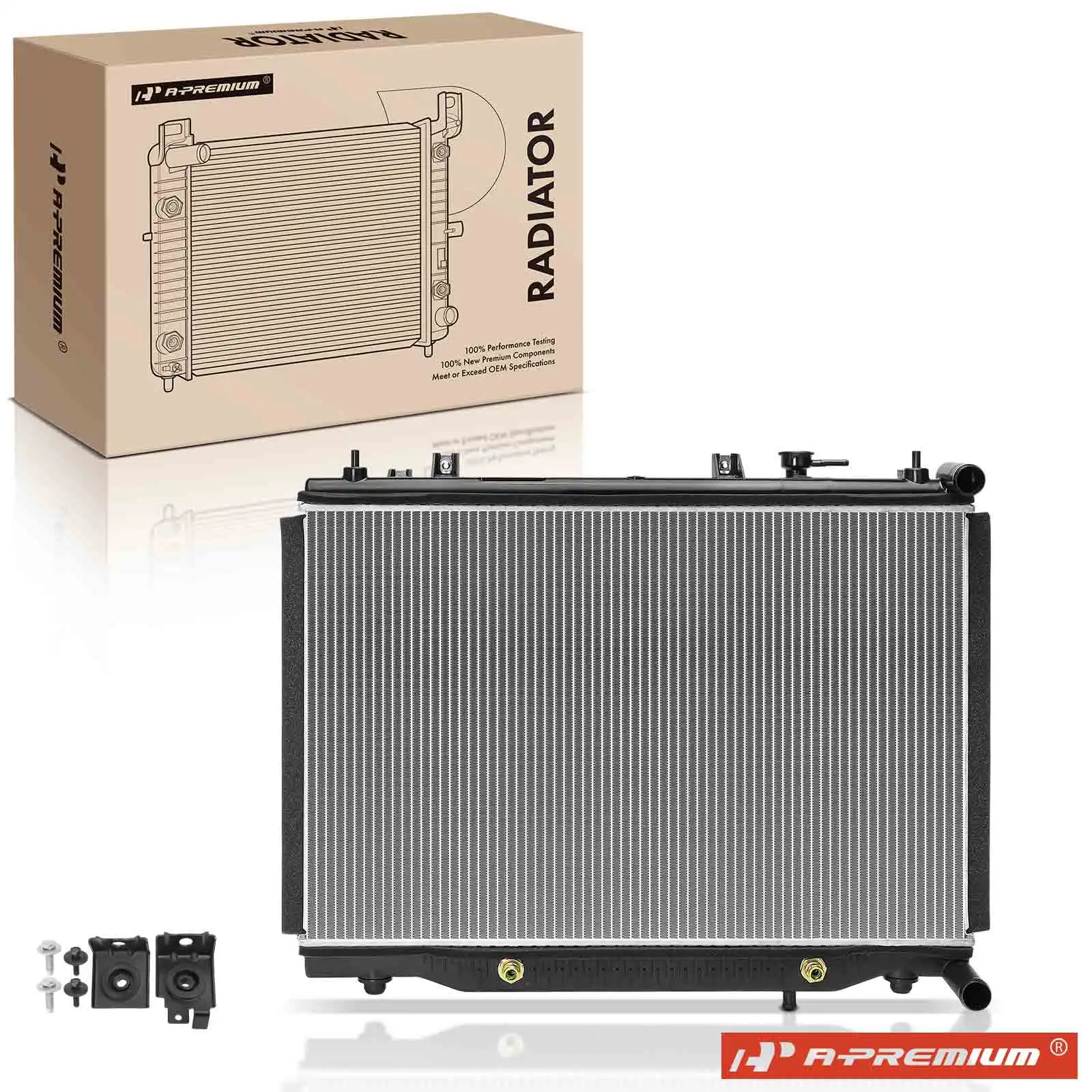A-Premium Plastic+Aluminium Radiator with Trans. Oil Cooler for Nissan Pathfinder 2022-2024