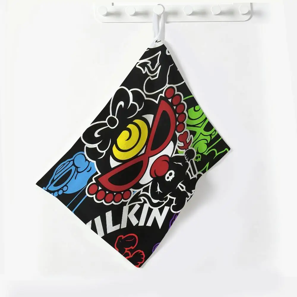 Japan Fashion Hysteric Mini Polyester Cotton Hanging Kitchen Towel, Absorbent Hand Wiping Cloth for Daily Cleaning Drying