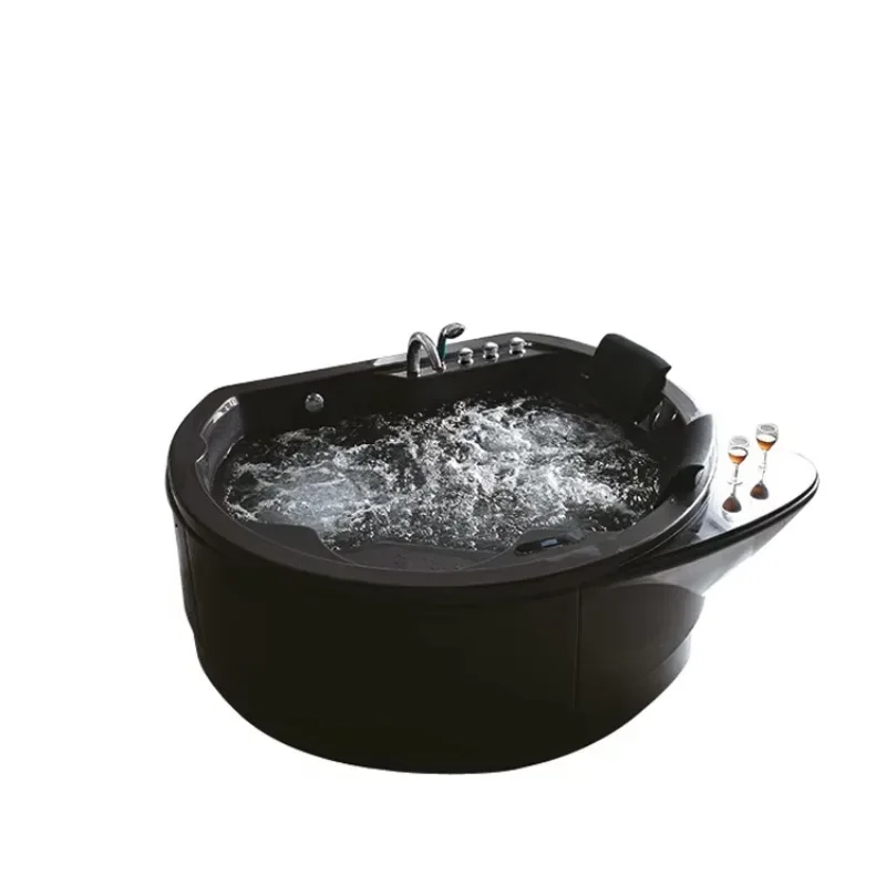 Freestanding Bathtubs Marble Whirlpool Bathtub Black Acrylic Massage Concrete Bathtub