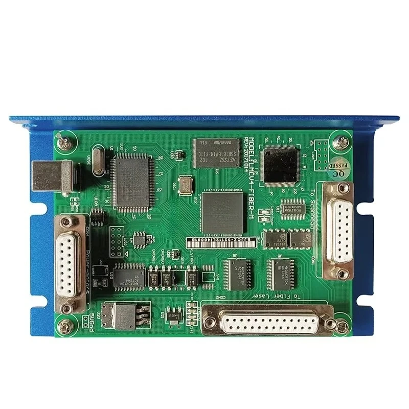 JCZ Control Card LMCV4-FIBER-M 3-axis Fiber Controller Support Extended Axis and RotationFor Fiber Marking
