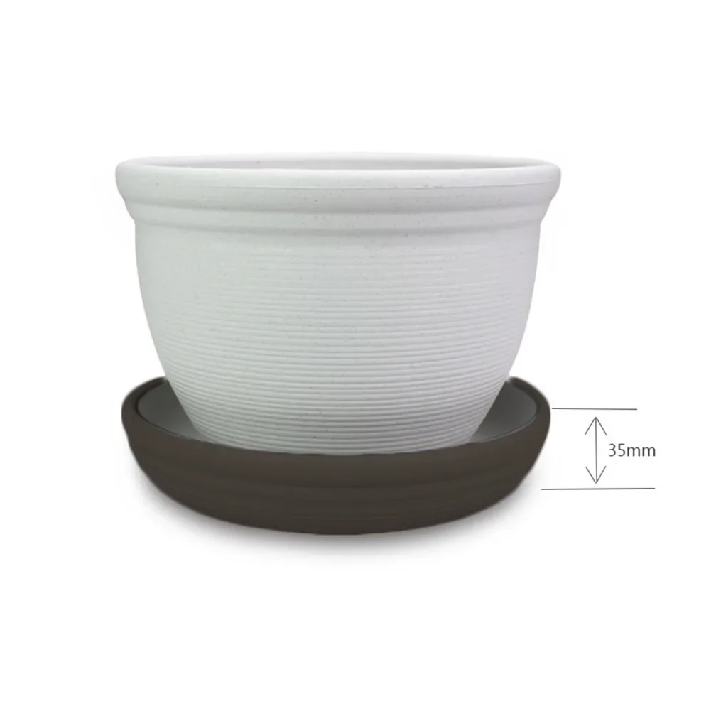 Plastic Round Saucer Tray for Succulent and Small Flower Pots Breathable Drainage Support Flat Top Design for Indoor Outdoor Use