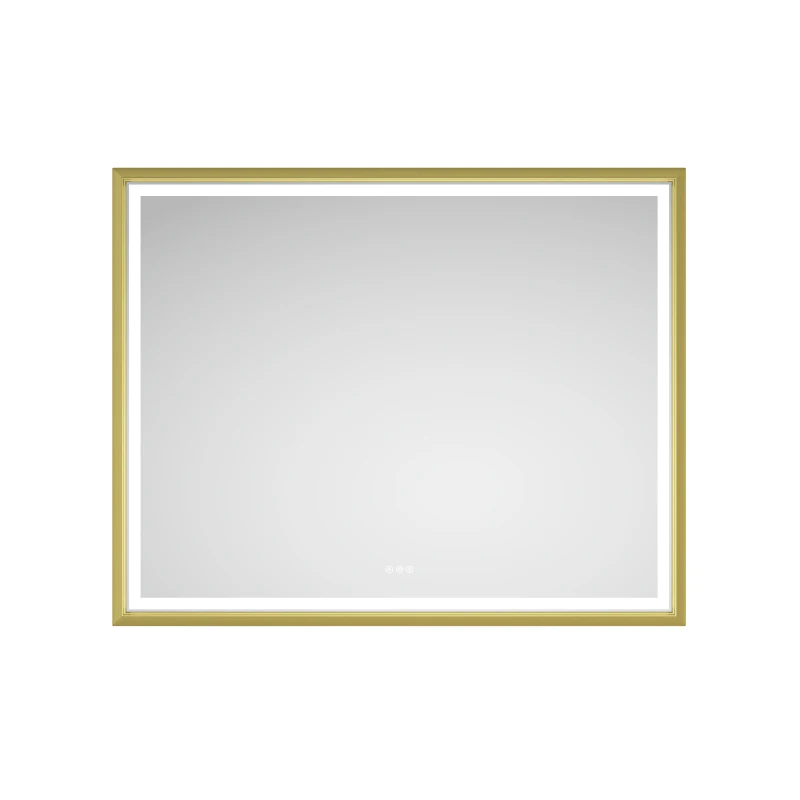 

60 дюймов Ш х 48 дюймов. Настенное зеркало для ванной комнаты со светодиодной подсветкой H и высоким люменом + противотуманное зеркало с отдельным управлением, полноразмерное зеркало для спальни