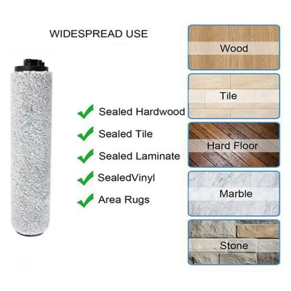 Set Filter Rol Sikat Pengganti Filter Penyapu untuk Filter CrossWave HF3 3649A Penyedot Debu Crosswave