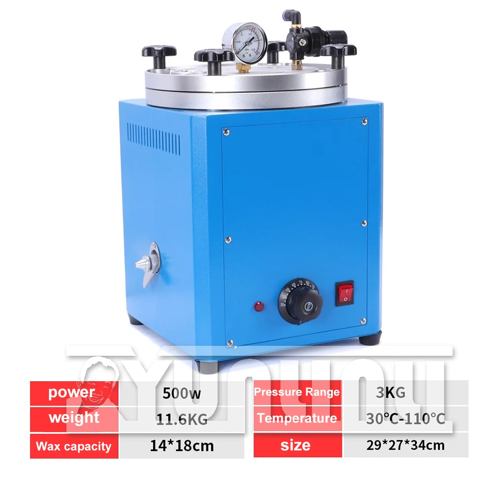 Digital display Vacuum Wax Injector automatic Wax Injector for Jewelry Vacuum Casting machine Jewelry Making Equipment