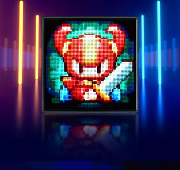 DIY akıllı LED matris piksel ekran RGB Graffiti Bluetooth App kontrol sanat oyun odası dekor masaüstü animasyon çerçeve için ekran