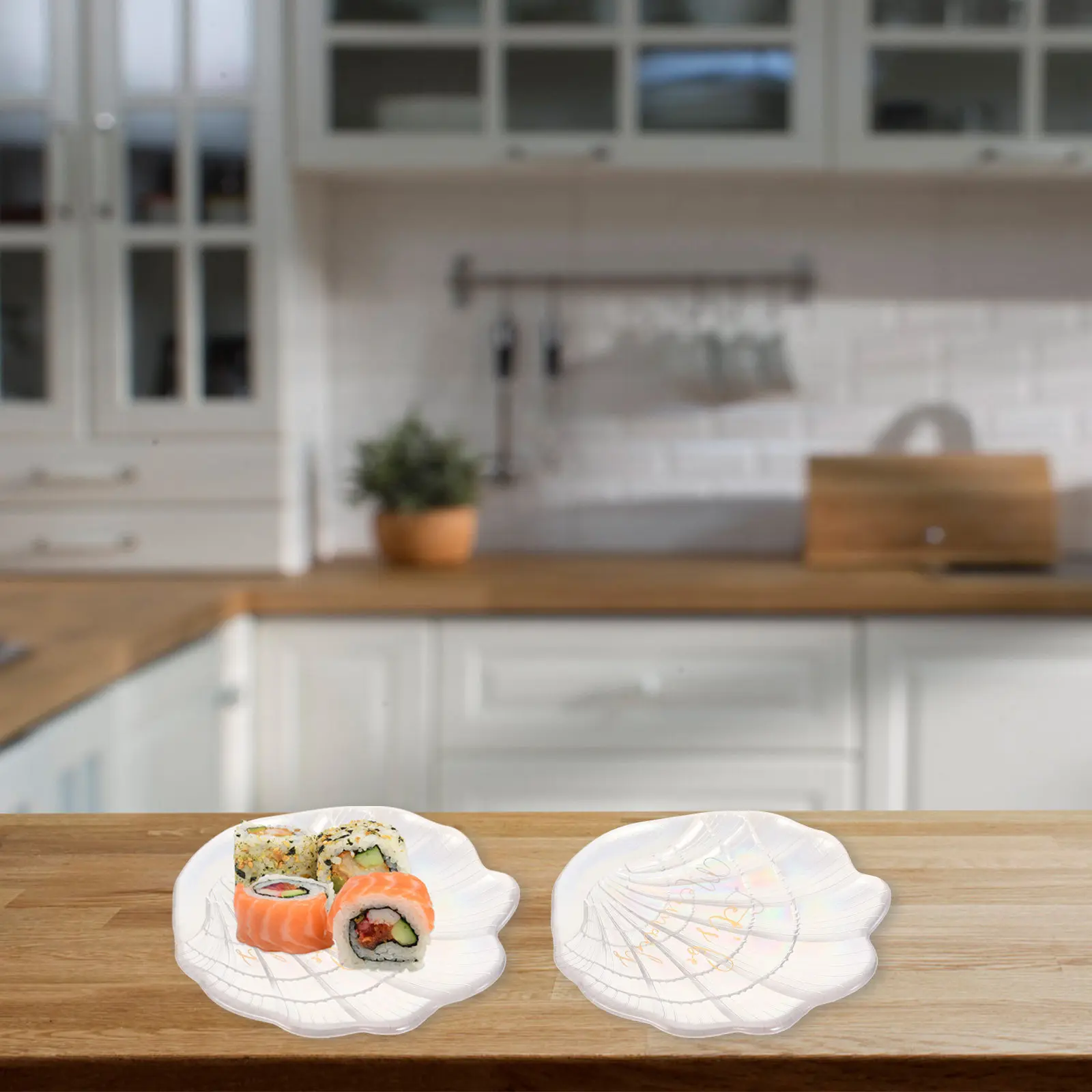 

Stylish Trinket Tray Shell Formed Jewelry Dish for Organizing Accessories and Storing Snacks Cakes Fruits Easy Access