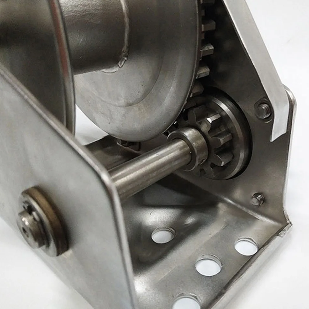 2026 Electric Hand-Cranking Winch 1200 Lbs Capacity Self-Locking Brake Mechanism for Safety And Control