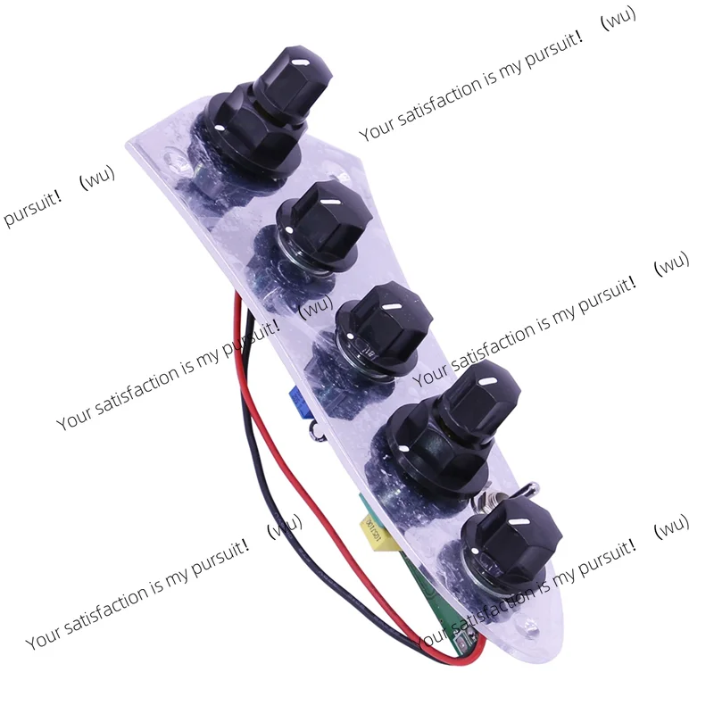 ZOCI-B13C5 Jazz JB Bass Loaded Wired Control Plate for 4/5 String Bass Guitar Parts view 3