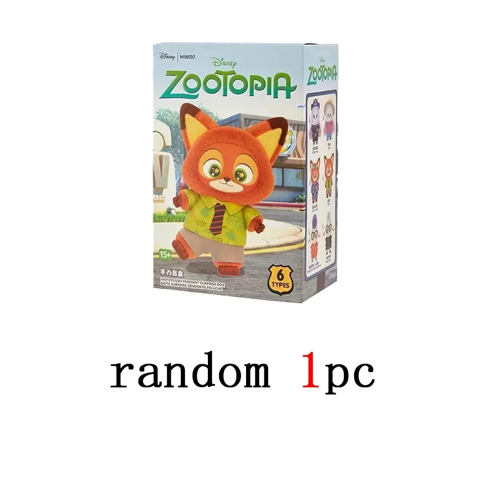 NIEUW 2026 Disney Zootopia Series Blind Box, Judy Nick Vinyl Pluche Cartoon, Karakterhanger Trendy Speelgoeddoos Kerstcadeau. 。 。