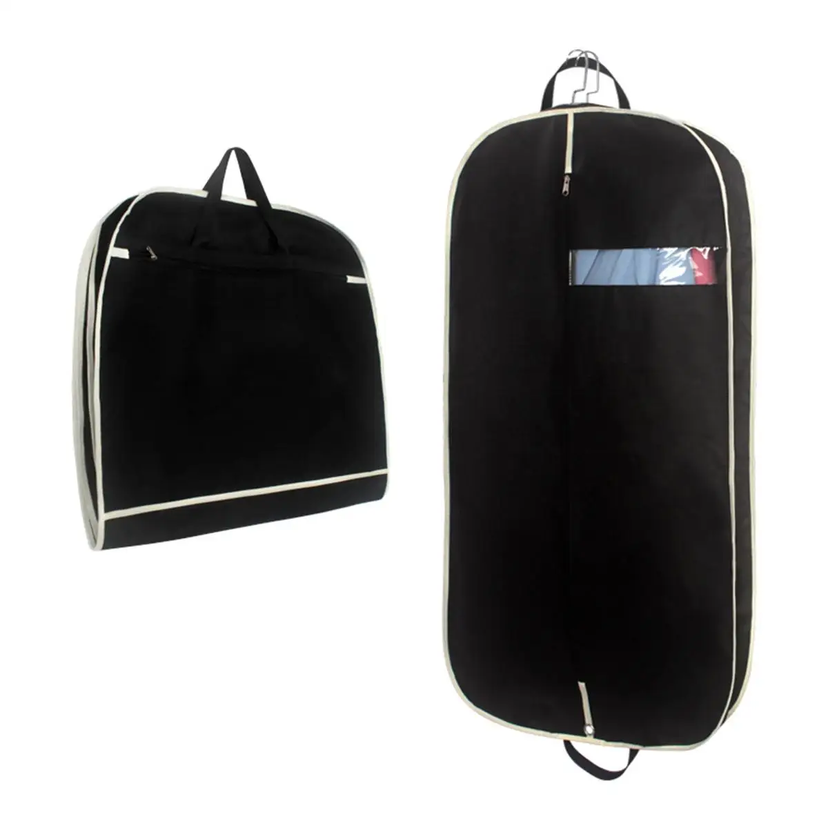 Suit Dress Coat Garment Bag Dust Cover Protector Travel Carrier Hand Bag Folding wardrobe