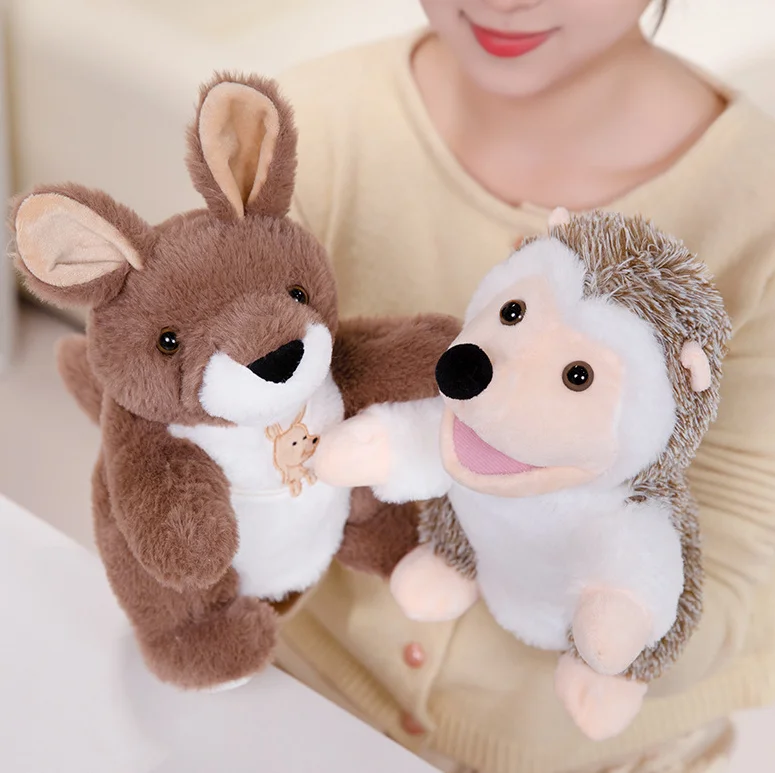 Figurines d'animaux simulés, jouets en peluche, Performance abdominale, éducation de la petite enfance, Interaction Parent-enfant, conte de fées