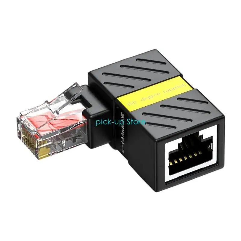 Q5WA RJ45 Ethernet Adapters Compatible for Cat6 Ethernet Cable Adapter RJ45 Male To Female Networking Extender