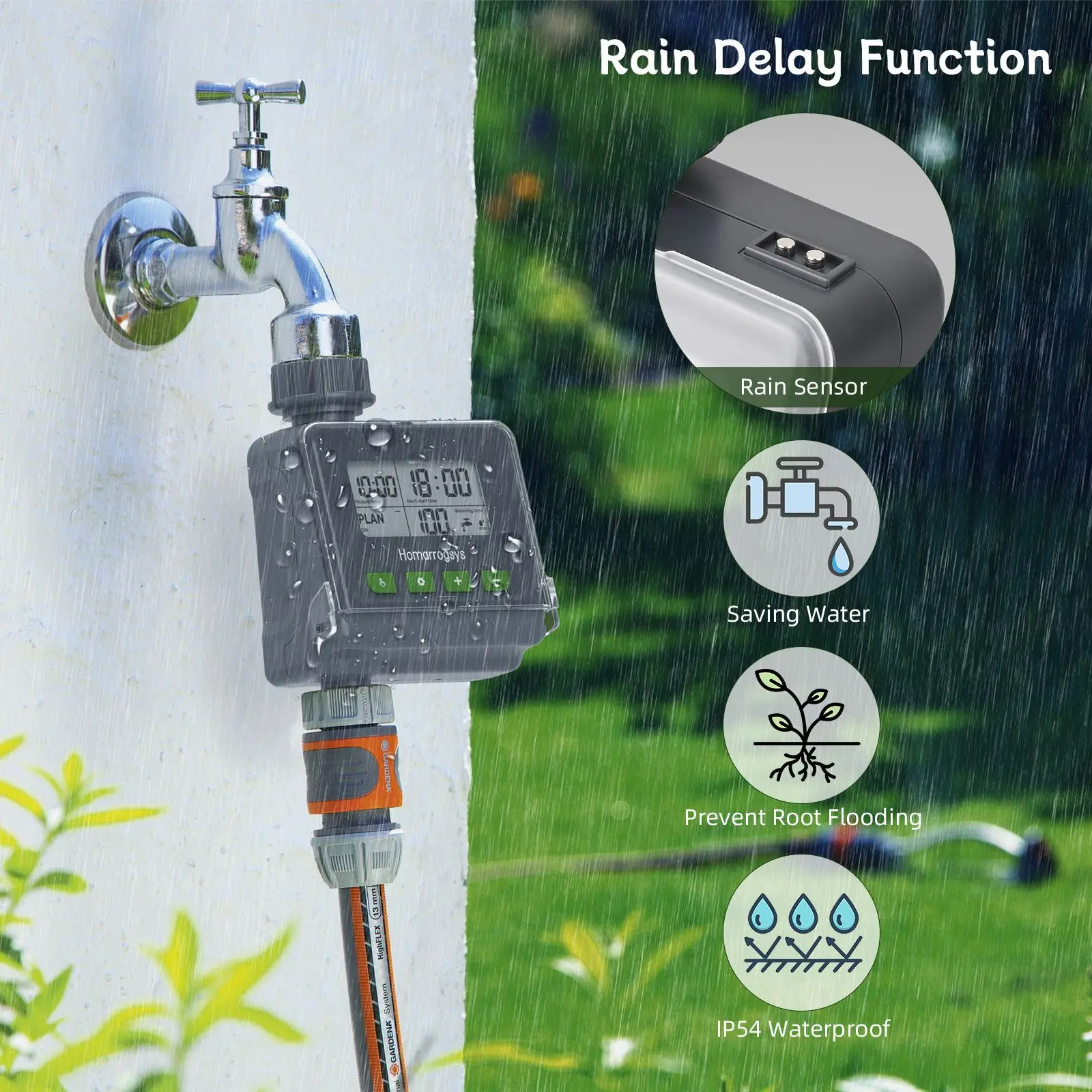 

Automatic Timer Waterer Flower Watering Intelligent Spraying System Sprayer Artifact Garden Irrigation