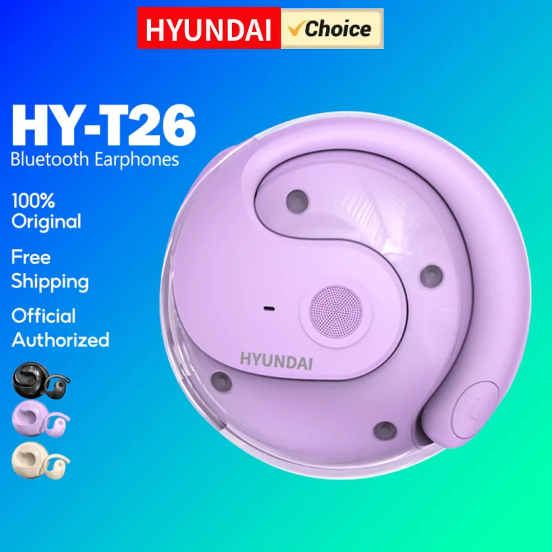 New HYUNDAI HY-T26 Lite Wireless Bluetooth 5.3 Headphones HIFI Sound quality Earphones Long Battery Life Earbuds Lenovo X15 Pro