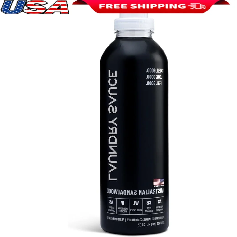 

Роскошный смягчитель для белья, аромат из австралийского сандалового дерева, смягчает ткань, уменьшает морщины, совместимость с HE, 19 жидких унций