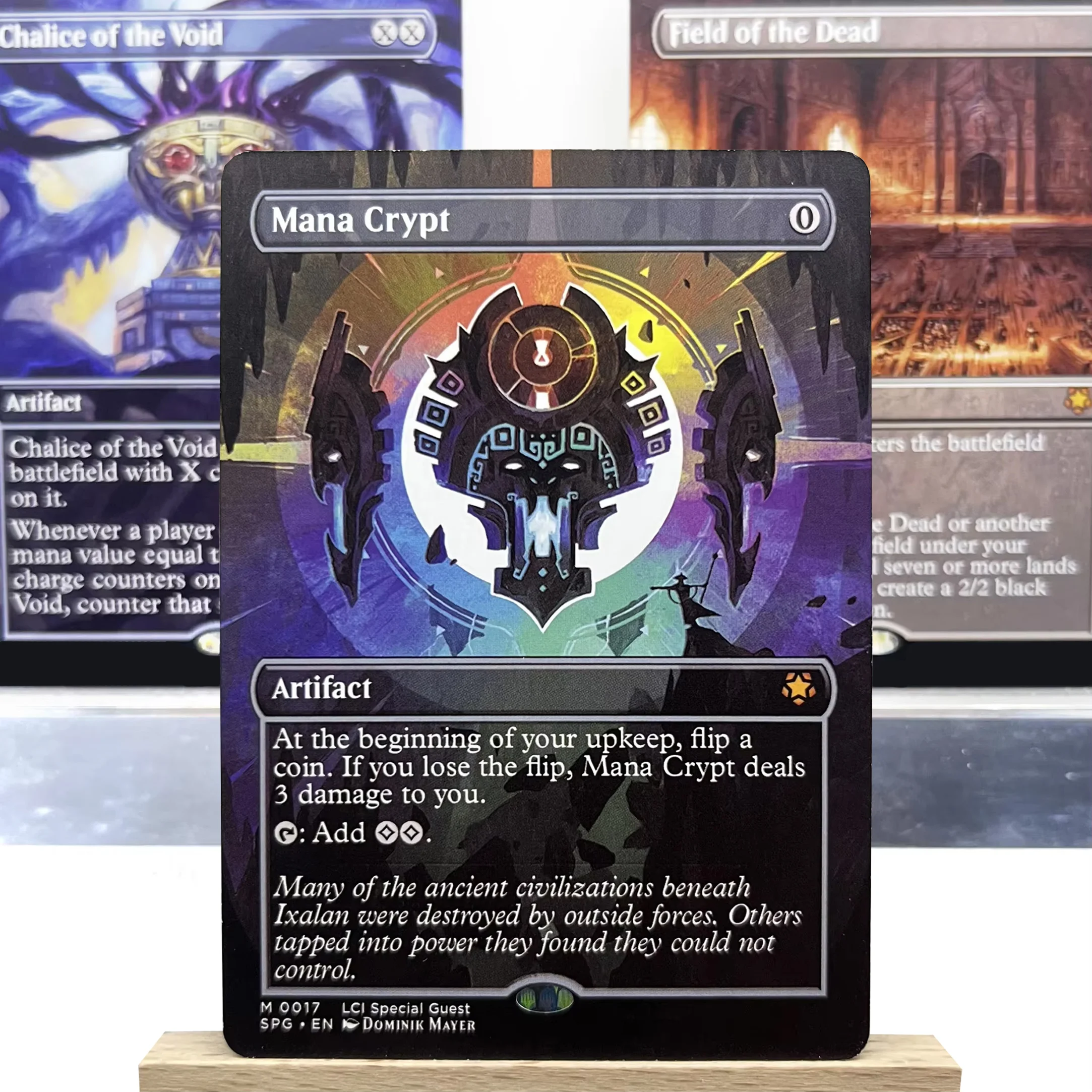 SPG LCI HOLO4-I01 Tcg cartões mágicos proxy Mana Crypt Lord of Atlantis Roaming Trono Underworld Breach Caverna das Almas reunir