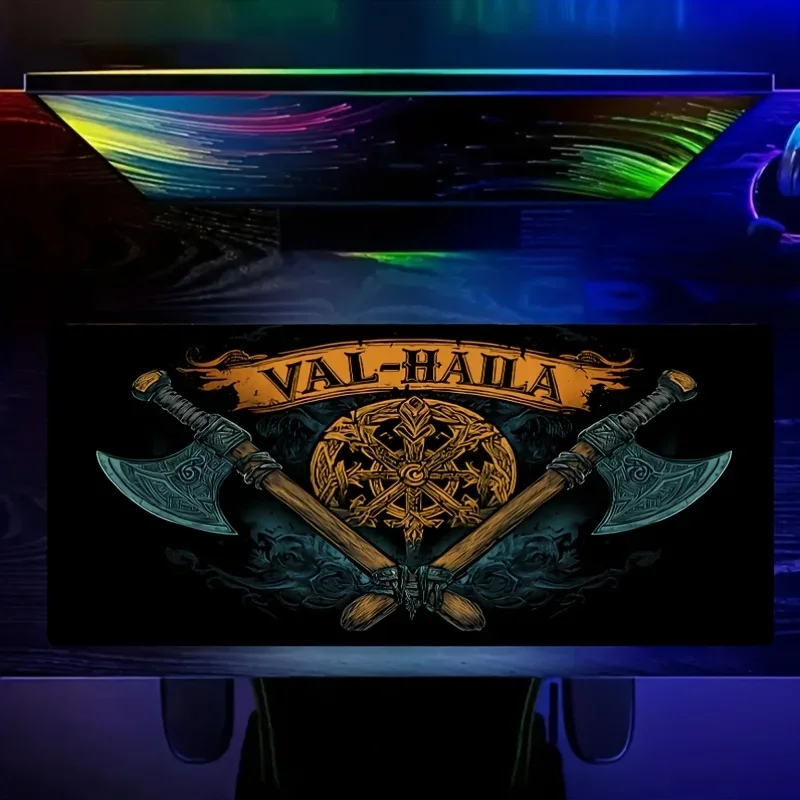 

Retro Viking_1 Digital Printing Mouse Pad Computer Keyboard mat Large Rubber Base MousePad Game Accessories Office Computer PC