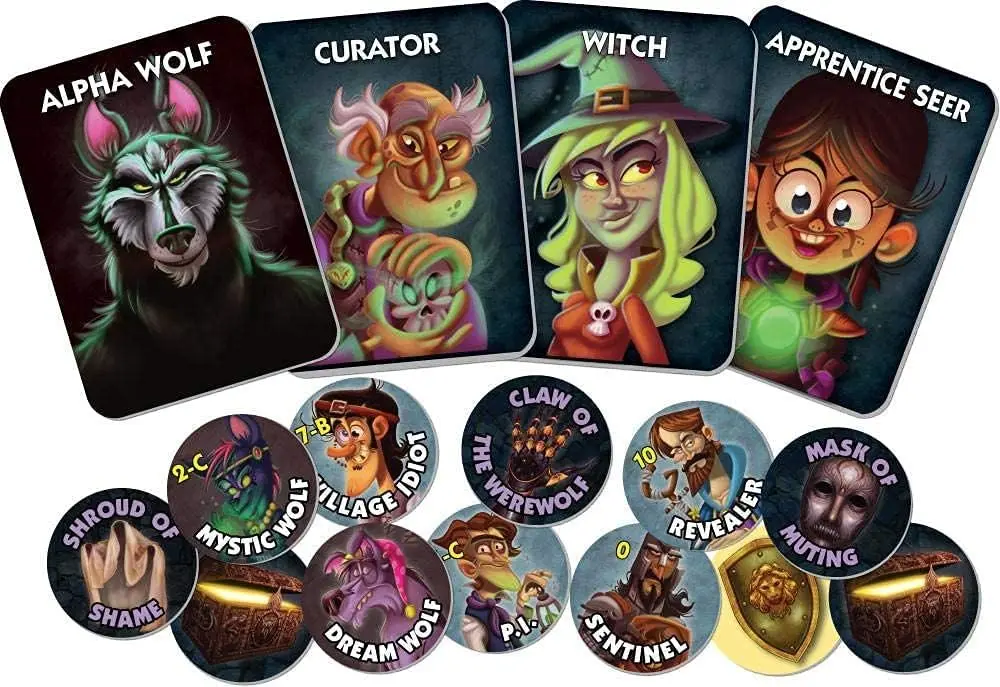 Bezier Games BEZONDB ONDBBEZ One Night Ultimate Werewolf Daybreak Board Game Party Playing