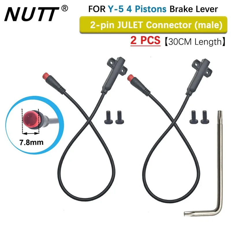 NUTT Öl-Nadel-Olivenkopf Neu E-Typ A5-D 2 Kolben/Y-5 4 Kolben Zubehör Elektroroller Bremszubehör – Detail 3