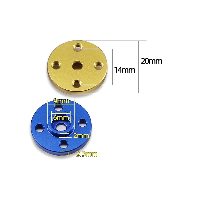 Metalen Stuurwiel 25T Standaard Stuurinrichting Universeel, voor MG995 MG996 Robot Arm Kleine Schijf Stuurinrichting Accessoires
