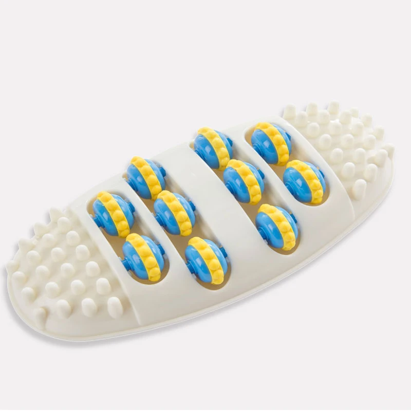 Foot Massage Roller - Acupressure Stimulator for Soles Portable Home Use to Relieve Fatigue Improve Circulation & Relax Feet
