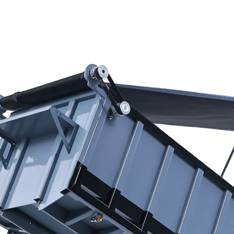 

1/14 Metal 2-axle Hydraulic Dump Trailer Electric Tarpaulin for Toys RC Tractor Truck Cars Vehicle Model TH23492