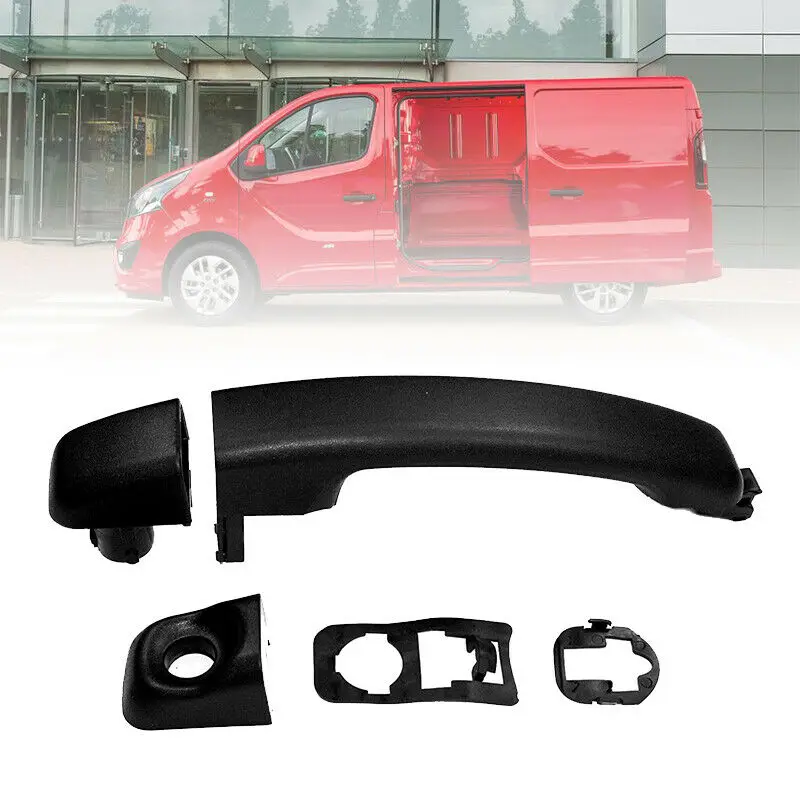 

1set Exterior Sliding Door Handle For Renault Master For Vauxhall Vivaro B Trafic III Handle Outer Kit 95518889