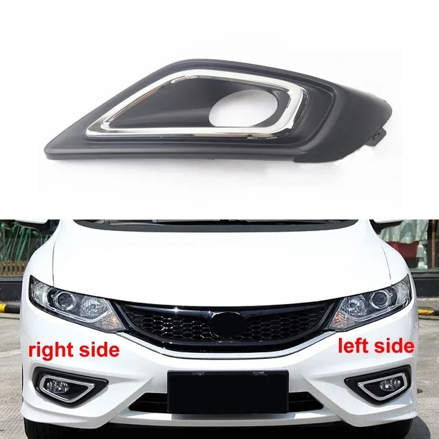 For Honda Jade 2013 2014 2015 2016 Replace Car Accessories Fog Light Frame Auto Front Bumper Lower Grille Fogs Lamp Cover