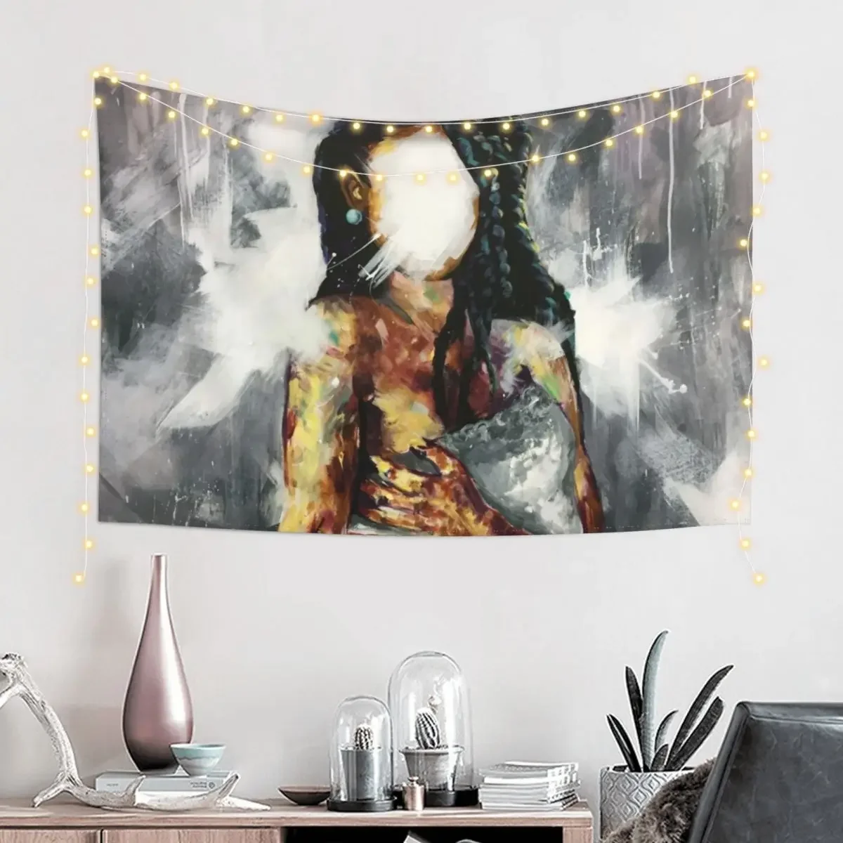 Undressed IV Tapestry Room Decoration Accessories Wall Decor Hanging Tapestry