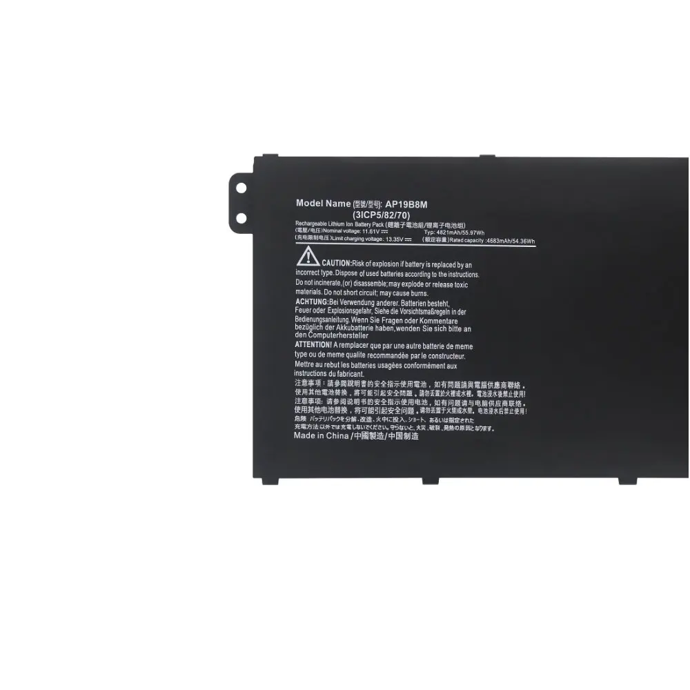 

11.61V 4821mAh AP19B8M Laptop Battery For Acer Swift 3 SF314-59 series Acer TravelMate P4 TMP414-51 Series KT0030G024